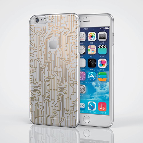 Elecom iPhone 6 Plus Shell Cover Circuit
