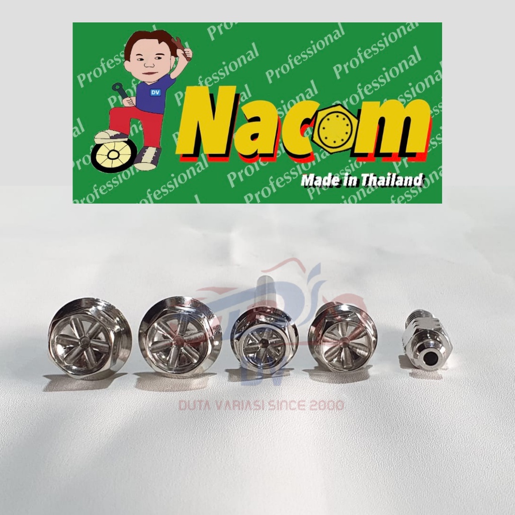 NACOM DV PAKETAN BAUT CALIPER NIISIN SAMURAI AEROX