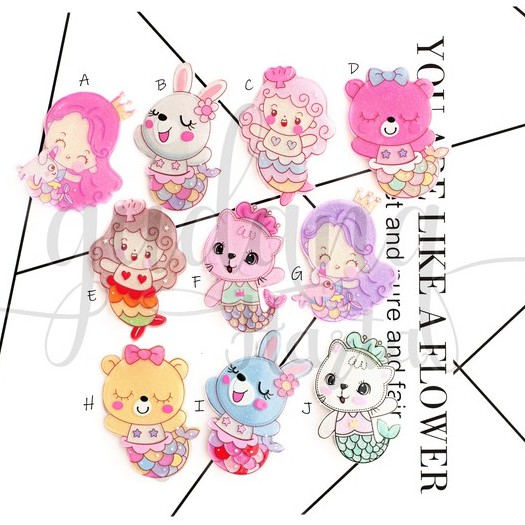 Jepit Rambut Cat Mermaid Hairclip Kucing Putri Duyung Unik GH 200218
