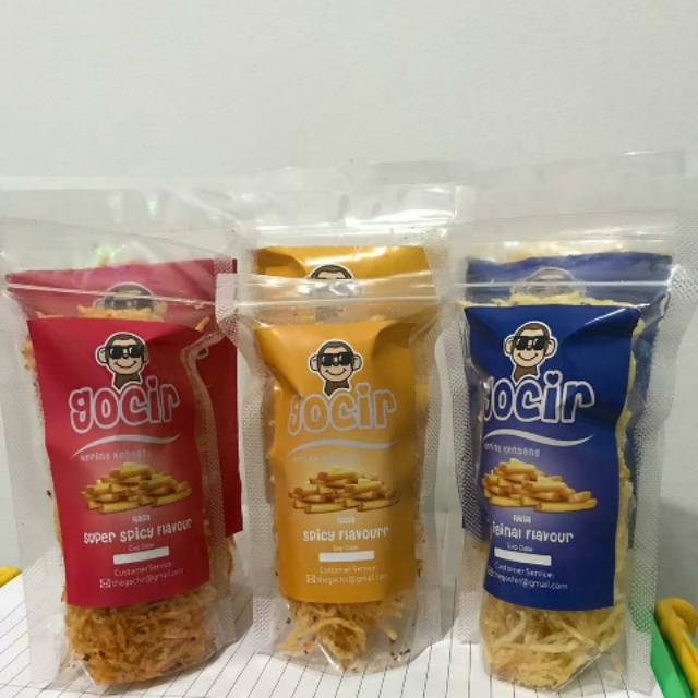 

Kripik Kentang 3 rasa Gocir
