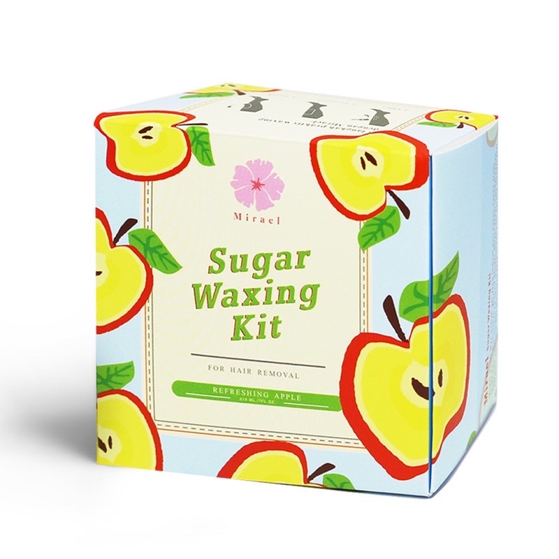 MIRAEL Apple Sugar Waxing Kit