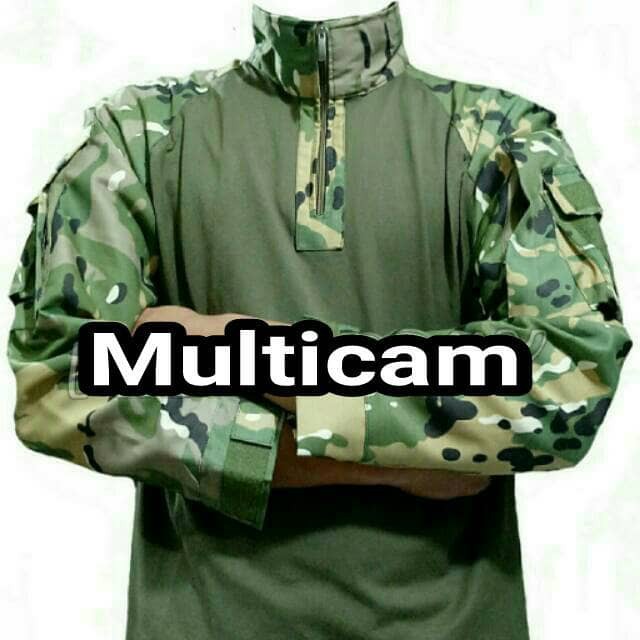 BAJU CASUAL FORMAL  - Baju TACTICAL Comber T-shirts BDU Multicam/Kaos BDU Multicam