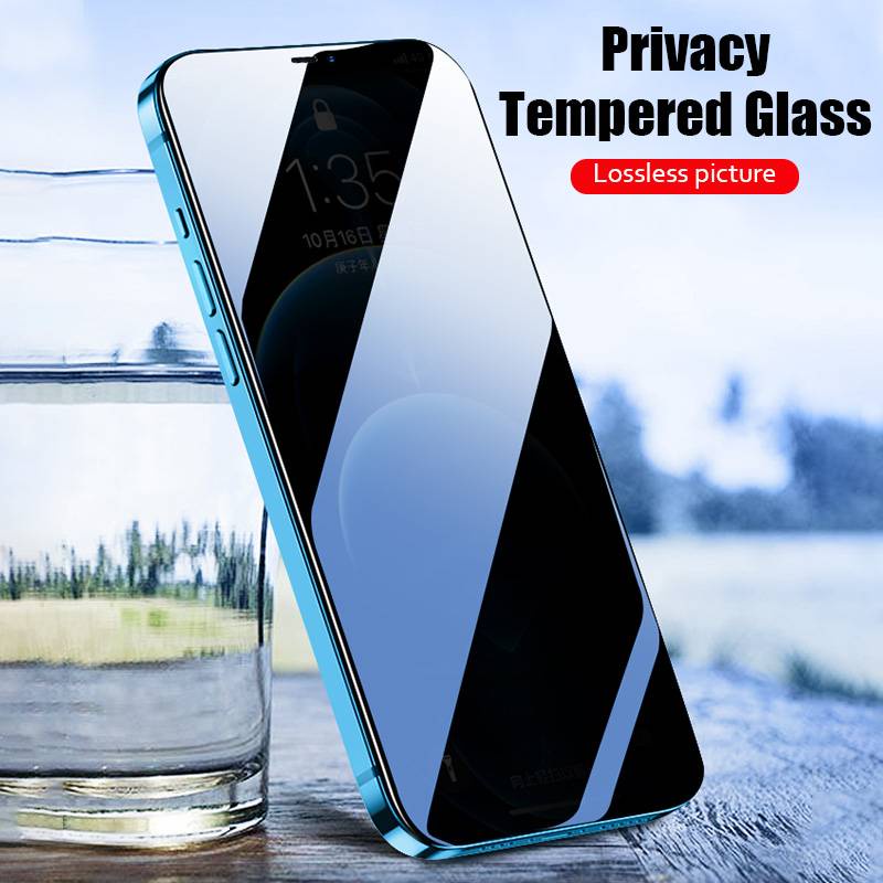 Tempered Protective Privacy Glass for IPhone 11 12 Pro Max Mini Glass for iPhone 7 8 Plus X XS Max XR SE 2020 Glass