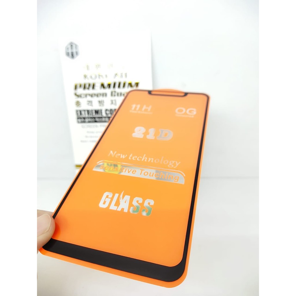 KOREAN Tempered Glass Infinix Hot 7 X624 6.2 inchi FULL SCREEN TG 5D 9D 21D FULL GLUE