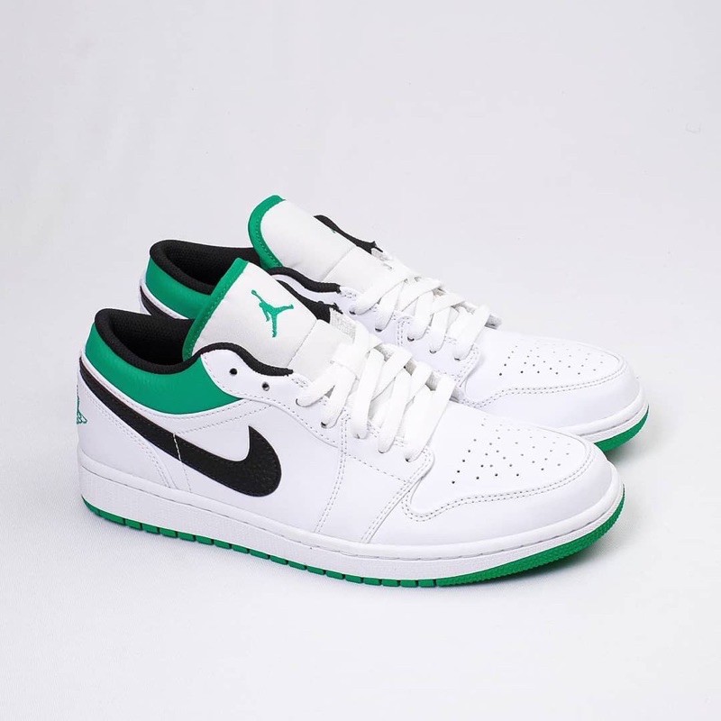 jordan white green