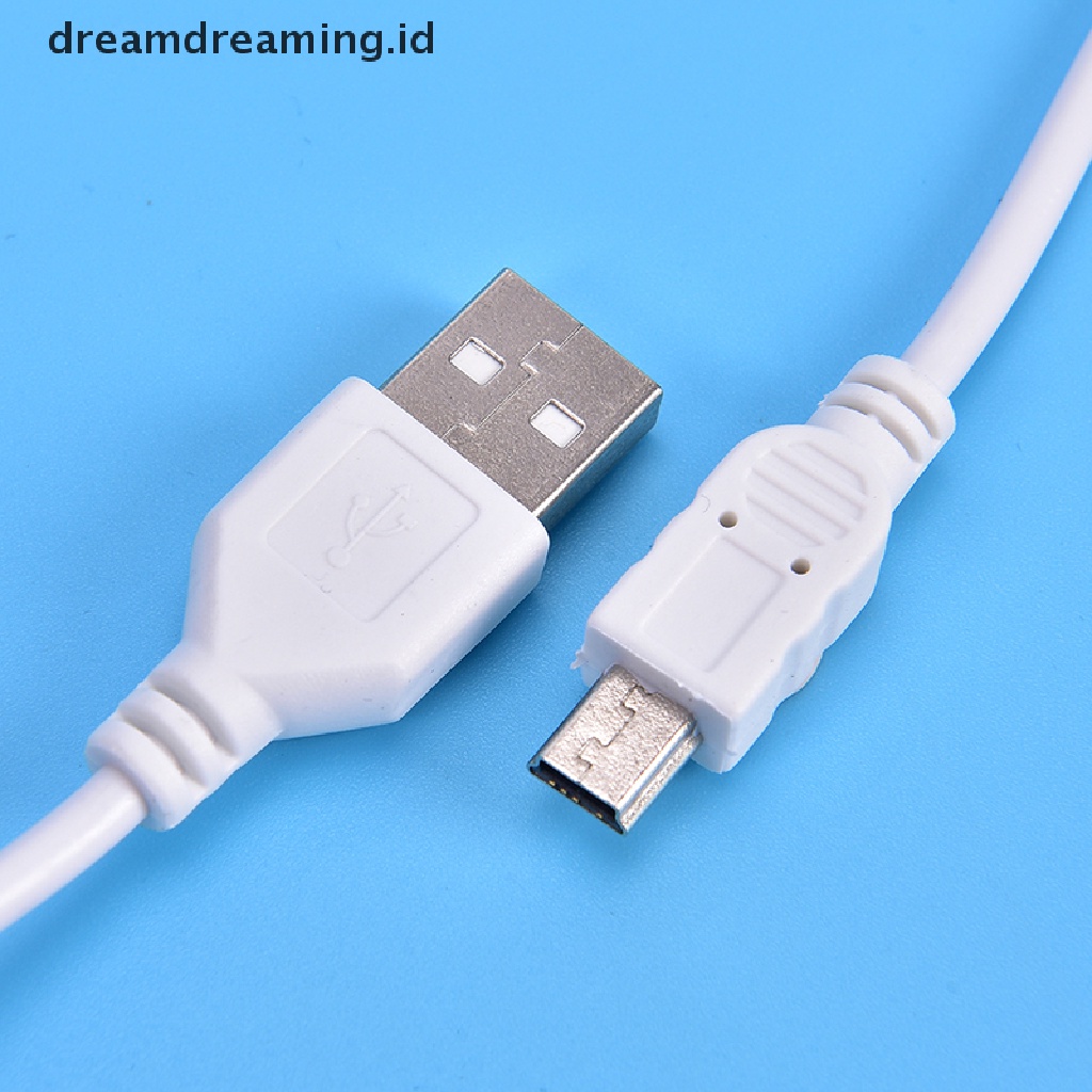 (dreamdreaming.id) Kabel Data / Charger MINI USB Tipe A Ke 5 Pin B Panjang 1m