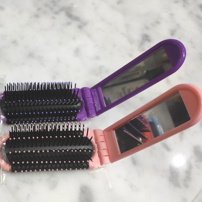IndieShopia - Sisir Lipat Cermin Pria Wanita, Sisir Kaca Lipat