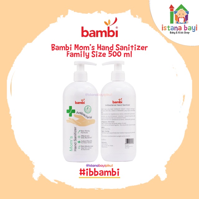 Bambi Mom's Antibacterial Hand Sanitizer (Gel) 500ml