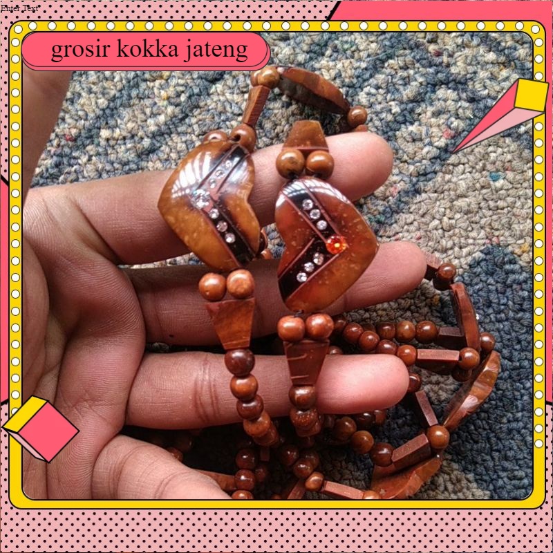 gelang kokka love mata huruf v