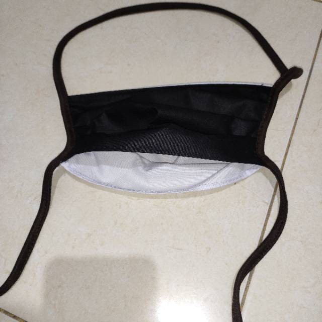 Masker Kain 2 ply Bolak-Balik. Bisa di isi Tisu (Katun)