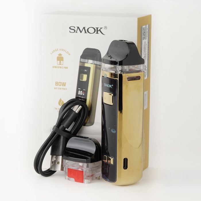 SMOK RPM 2 80W Mod Pod Kit - PRISM GOLD [Authentic] KlikVape Bandung