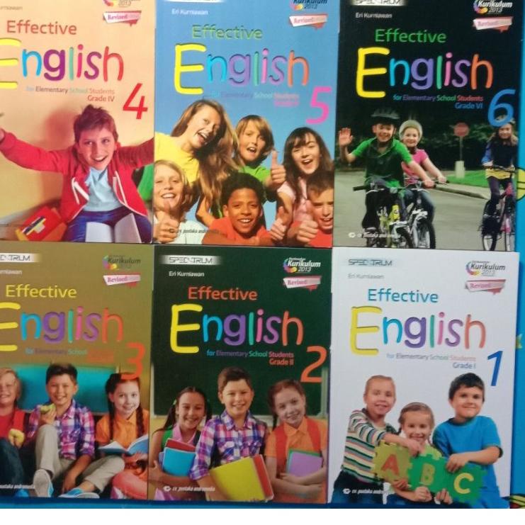 레 Buku Bahasa Inggris effective SD/MI kelas 1,2,3,4,5,6 CV pustaka andromedia