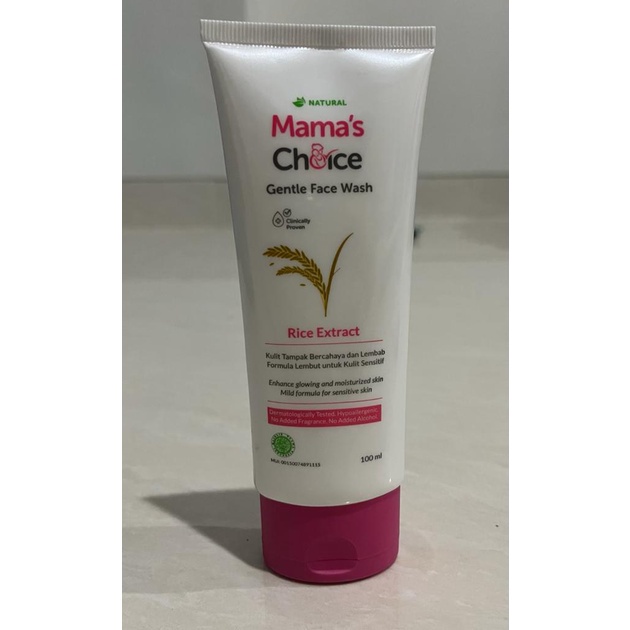 Mama's Choice Gentle Face Wash 100 ml Sabun Pembersih Wajah Aman Halal Natural