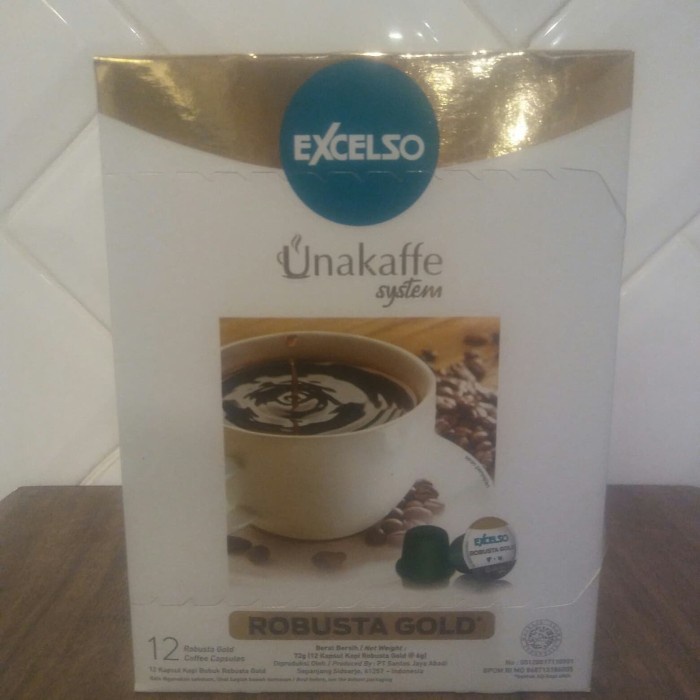 

kopi kapsul Robusta Gold-Excelso Unakaffe