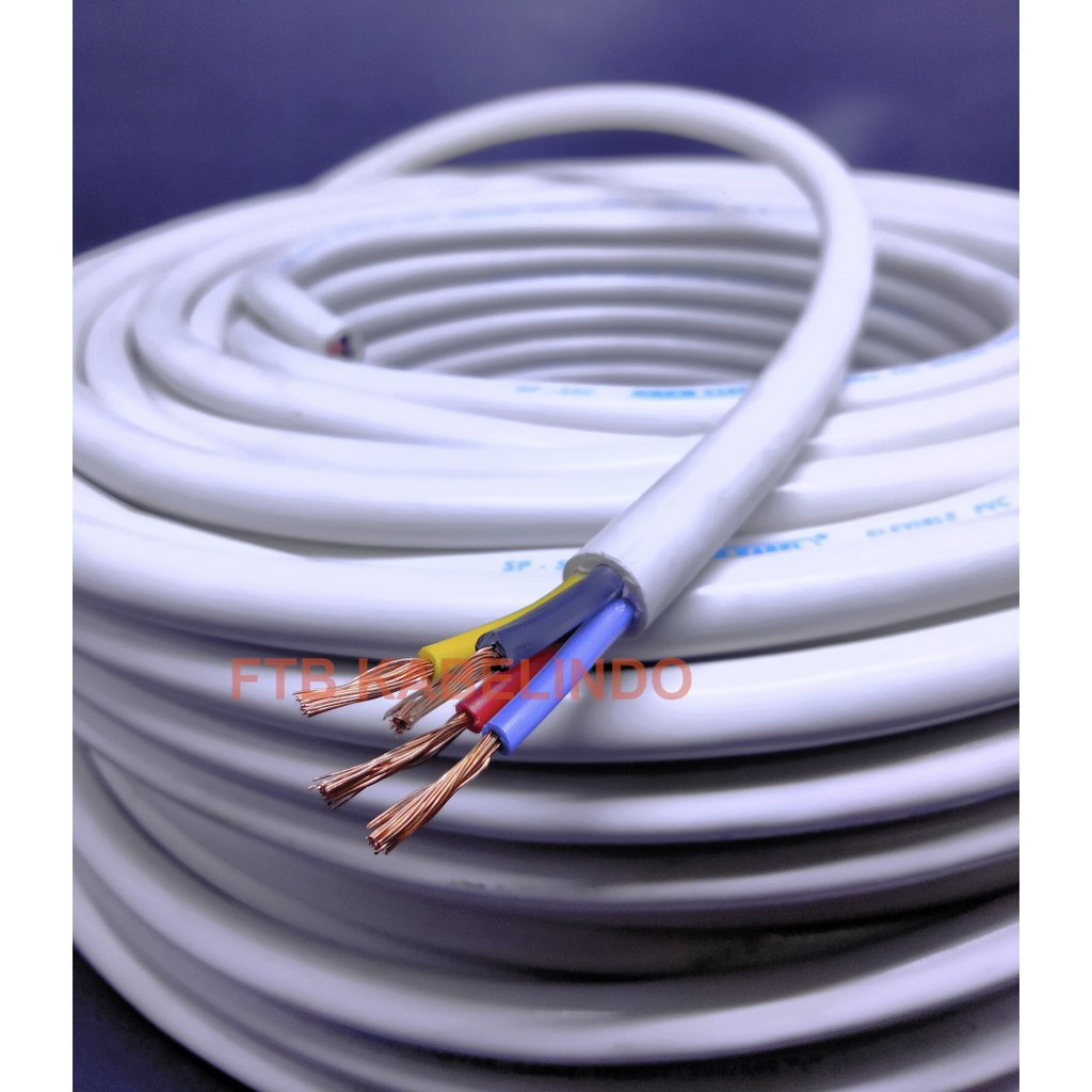 FTB KABEL Listrik Serabut NYMHY 4x2.5 Sqmm ( NYMHY 4x2.5mm 4x2,5 ) 50M