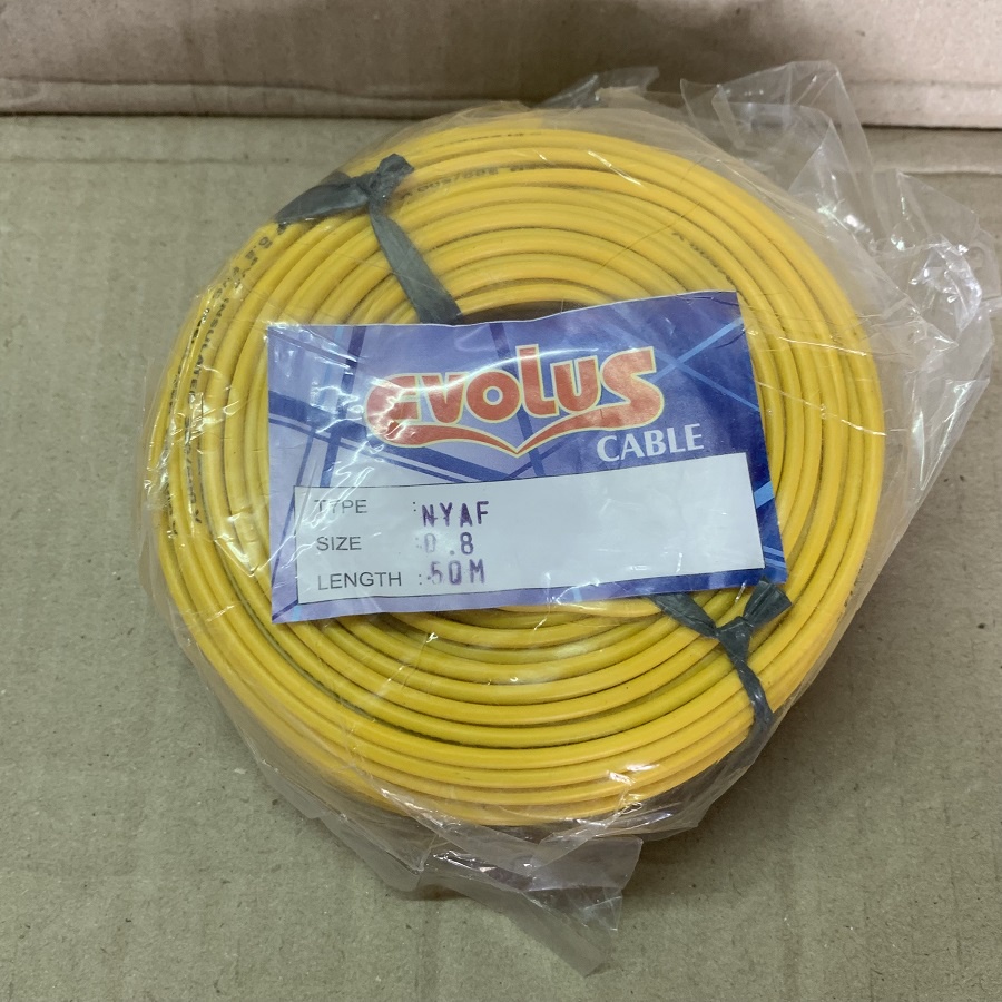 Kabel Serabut NYAF Evolus 1 x 0.8mm Ecer Permeter Kabel Kecil Untuk Mobil Motor