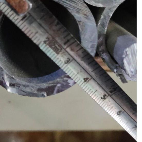 ✰ pipa aluminium od 38 mm x id 28 mm tebal 5mm alumunium ✸