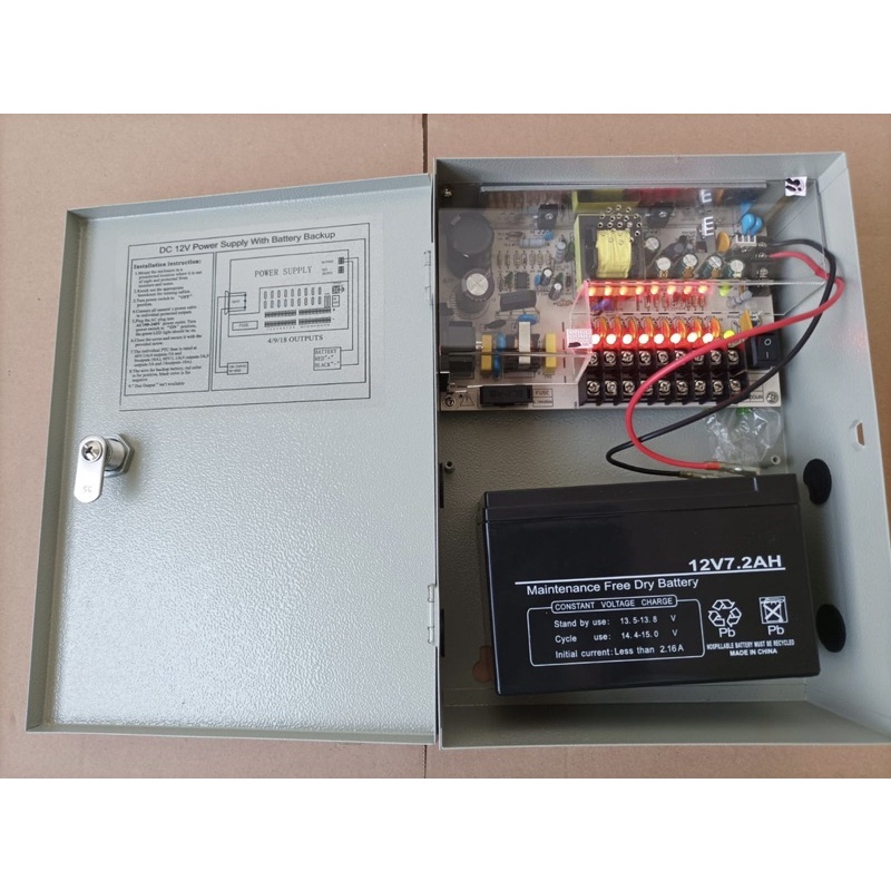 Power Supply UPS 12V 10A / 12V 20A - Power supply Back Up CCTV dan DVR