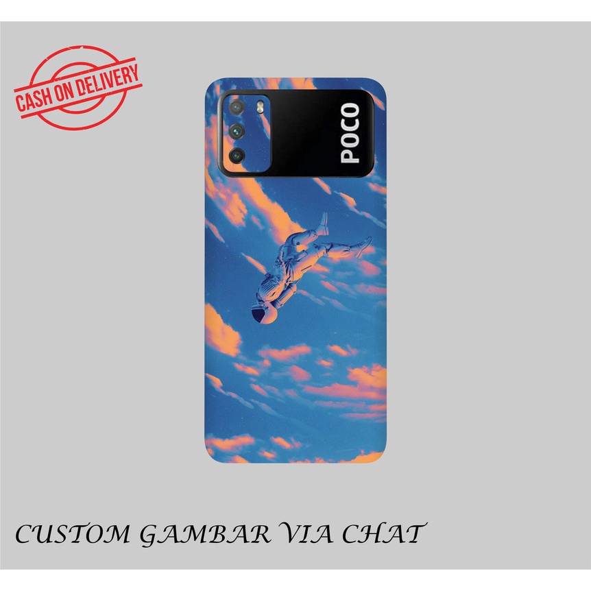 GARSKIN/STICKER HANDPHONE XIAOMI POCO M3 CUSTOM