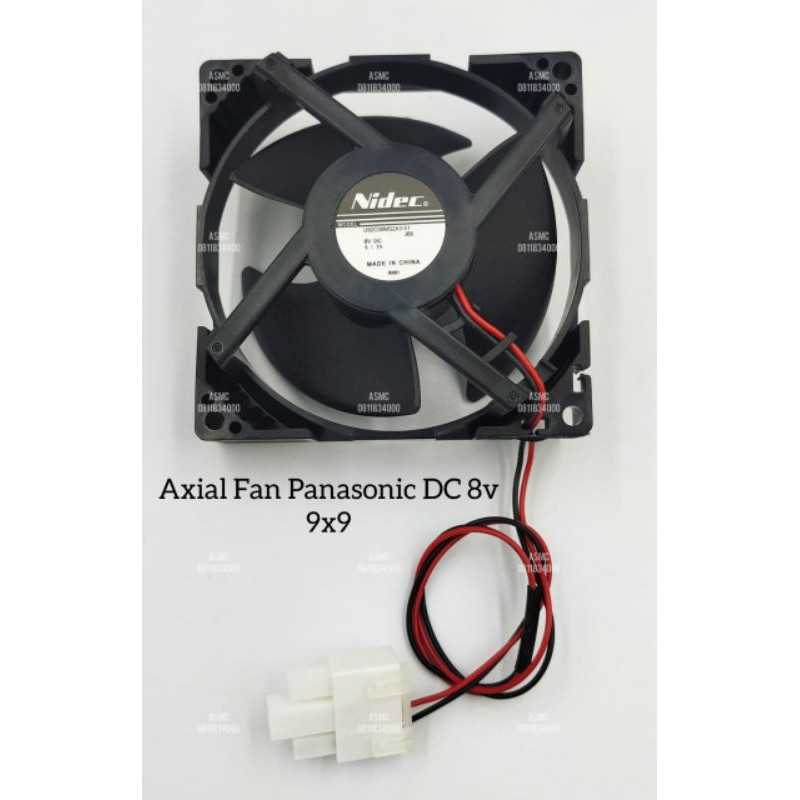 Nidec fan kulkas panasonic dc 8V