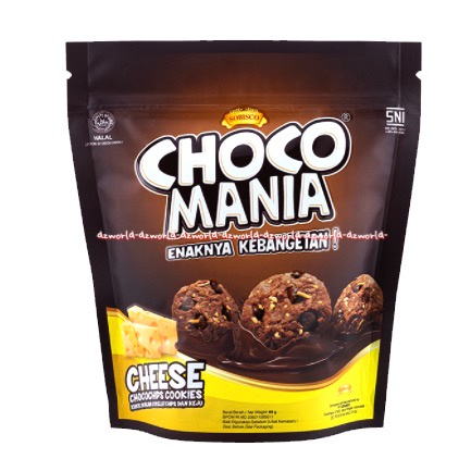 Choco Mania Rich Chocolate Cheese 68gr Cookies Kukis Coklat Dengan Coklat Keju Chips Coco Maniak