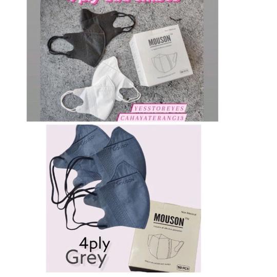 『DISKON BRANDS FESTIVAL』 READY DUCKBILL MOUSON GARIS EMBOSS. DUKCBILL MOUSON PUTIH, DUCKBILL MOUSON 