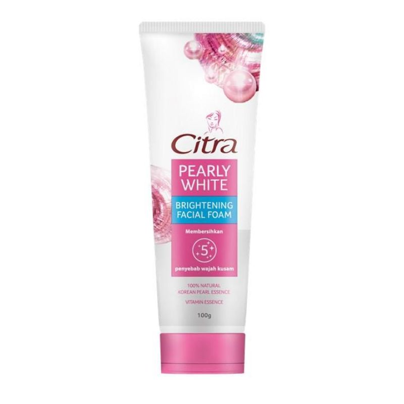 Citra Facial Foam Pearly White 100 gr~Sabun Citra Mutiara 100%;Original
