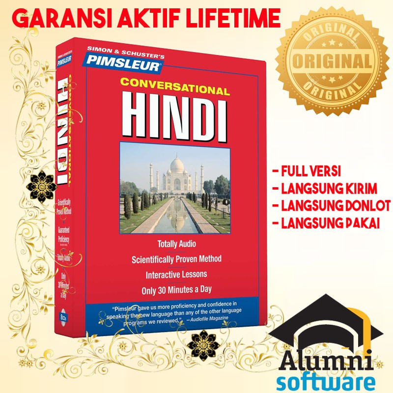 [PAKET] Pimsleur HINDI India - Audio Mp3 Teknik Belajar Bahasa Cepat