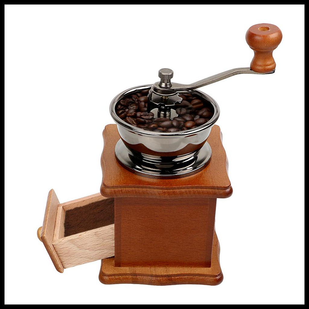 ALAT PENGGILING KOPI MANUAL COFFEE GRINDER - 16290 - BROWN