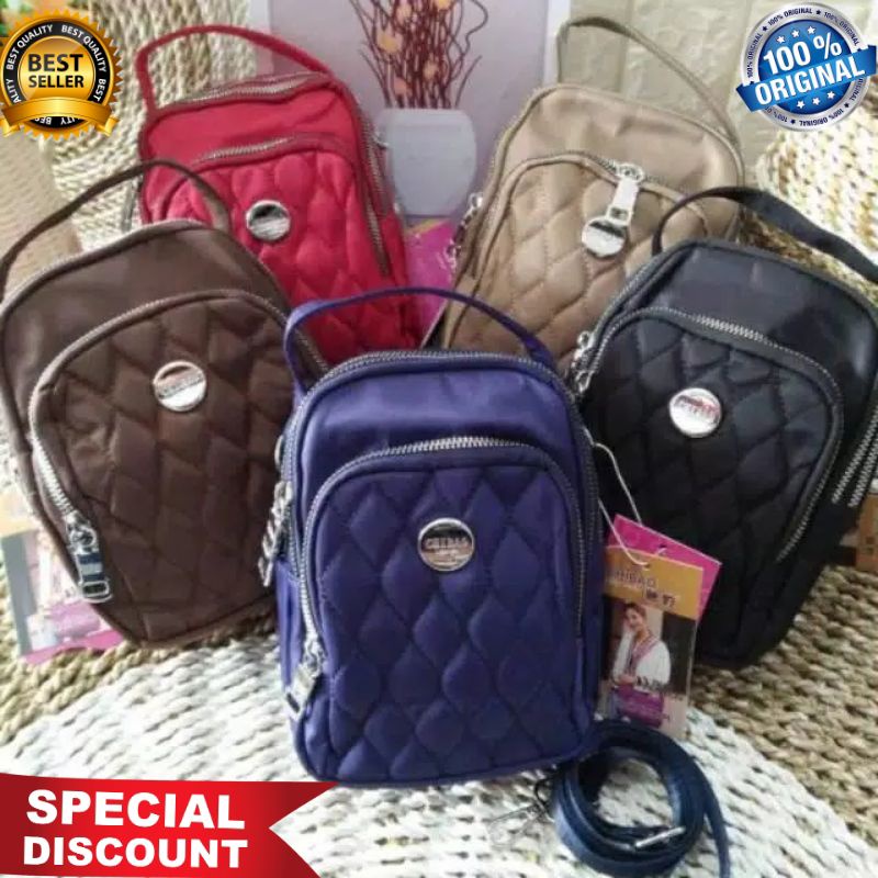 ORIGINAL Tas Selempang Chibao Wanita IMPORT KOREA Elegan Design Terbaru Best Seller