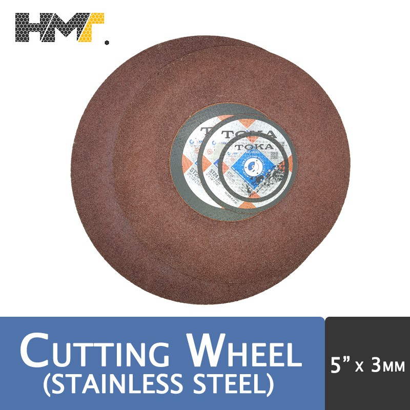 

TOKA Cutting Wheel 5" x 3mm STAINLESS STEEL