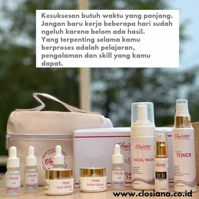 closiana serum Natural beauty whitening dijamin original 100%