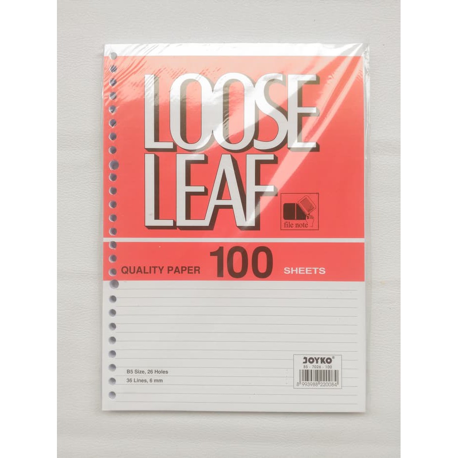 

Isi Kertas Binder - Kertas File - Kertas Note Loose Leaf Produk Terbaik