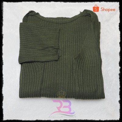 Cardigan Rajut || OVERSIZE CARDY || LOOCY BOXY-Hijau army