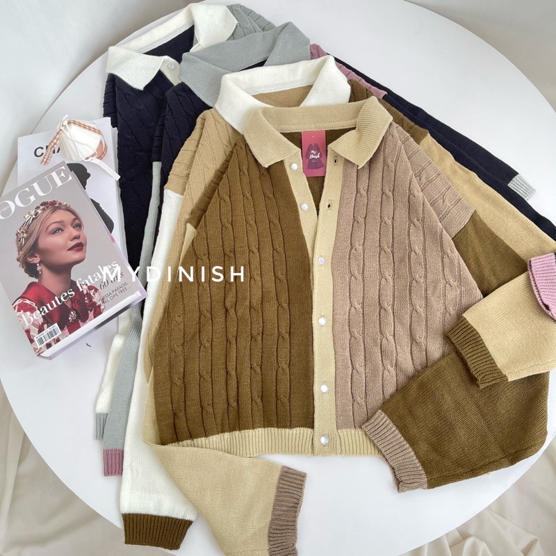 Amora Cable Cardy  - Cardigan Combo Wanita
