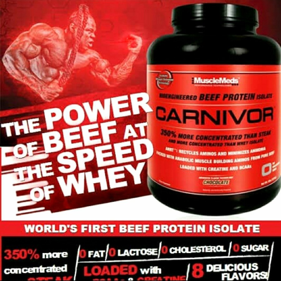 Musclemeds Carnivor Whey 4 lbs Whey Protein BPOM Isolate