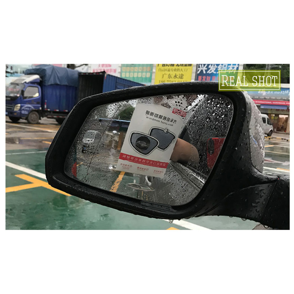 Sticker Oval Kaca Spion Rainproof Waterproof 2 PCS