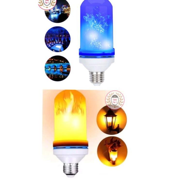<TiS ✮> lampu api led e27 besar/bohlam obor led e27-autolux-Flame effect 3in1 //Stok terbatas