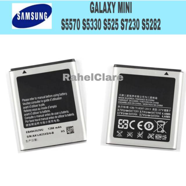 BATERAI BATRE BATTERRY SAMSUNG GALAXY MINI GALAXY STAR S5570 SMARTPHONE HANDPHONE ANDROID ORI