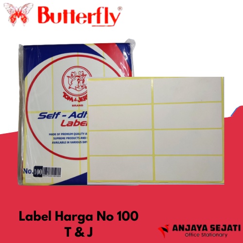 

Label Harga No. 100 T & J | Tempelan Harga | Per5pack (isi 35lembar)