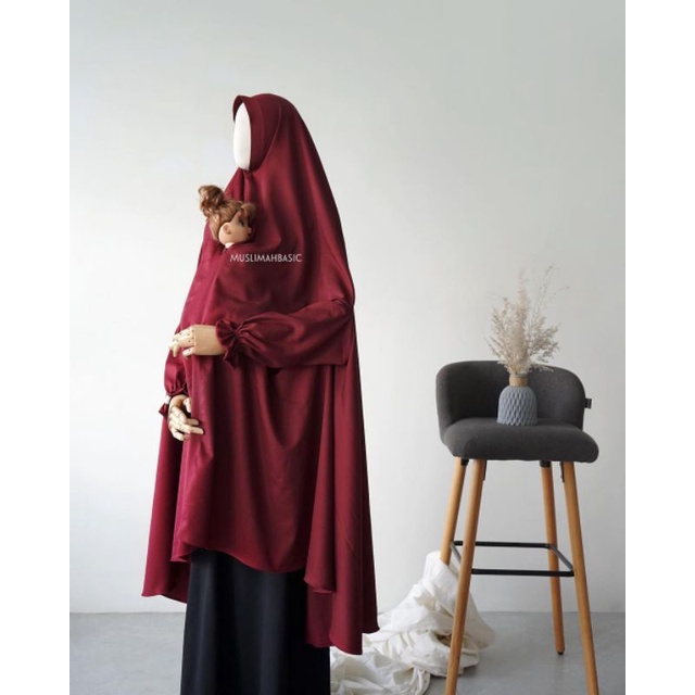 Annisa Khimar Original by Muslimah Basic Hijab instan syari