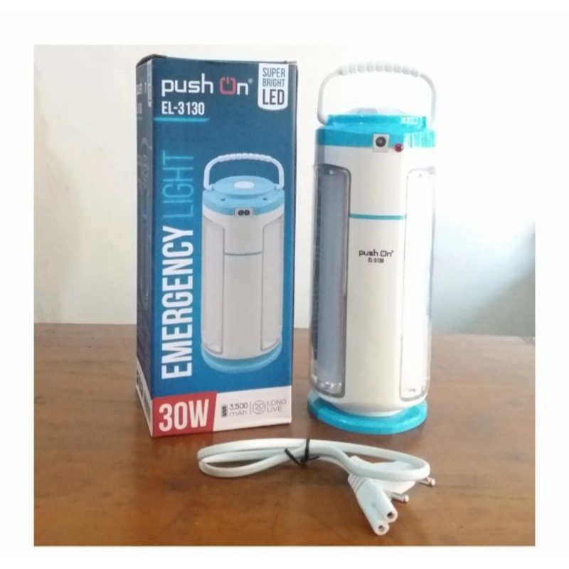 Push on Emergency EL 3130. Lampu darurat Charge EL-3130