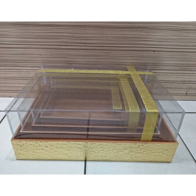 

Box hantaran pernikahan/kotak hantaran seserahan mika gold/silver set4