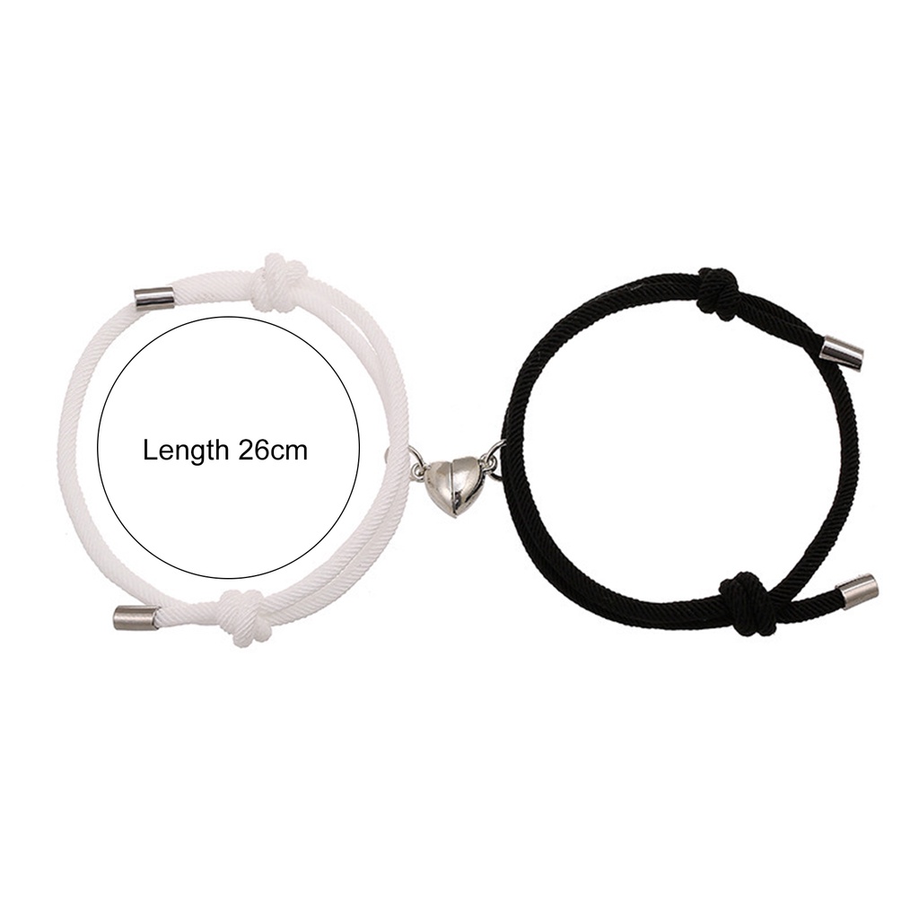 Hu Hu Hu Hu Hu Alat Bantu Pasang Kacamata♡ 2pcs Gelang Tangan Magnetik Adjustable Bahan Alloy Untuk Kencan
