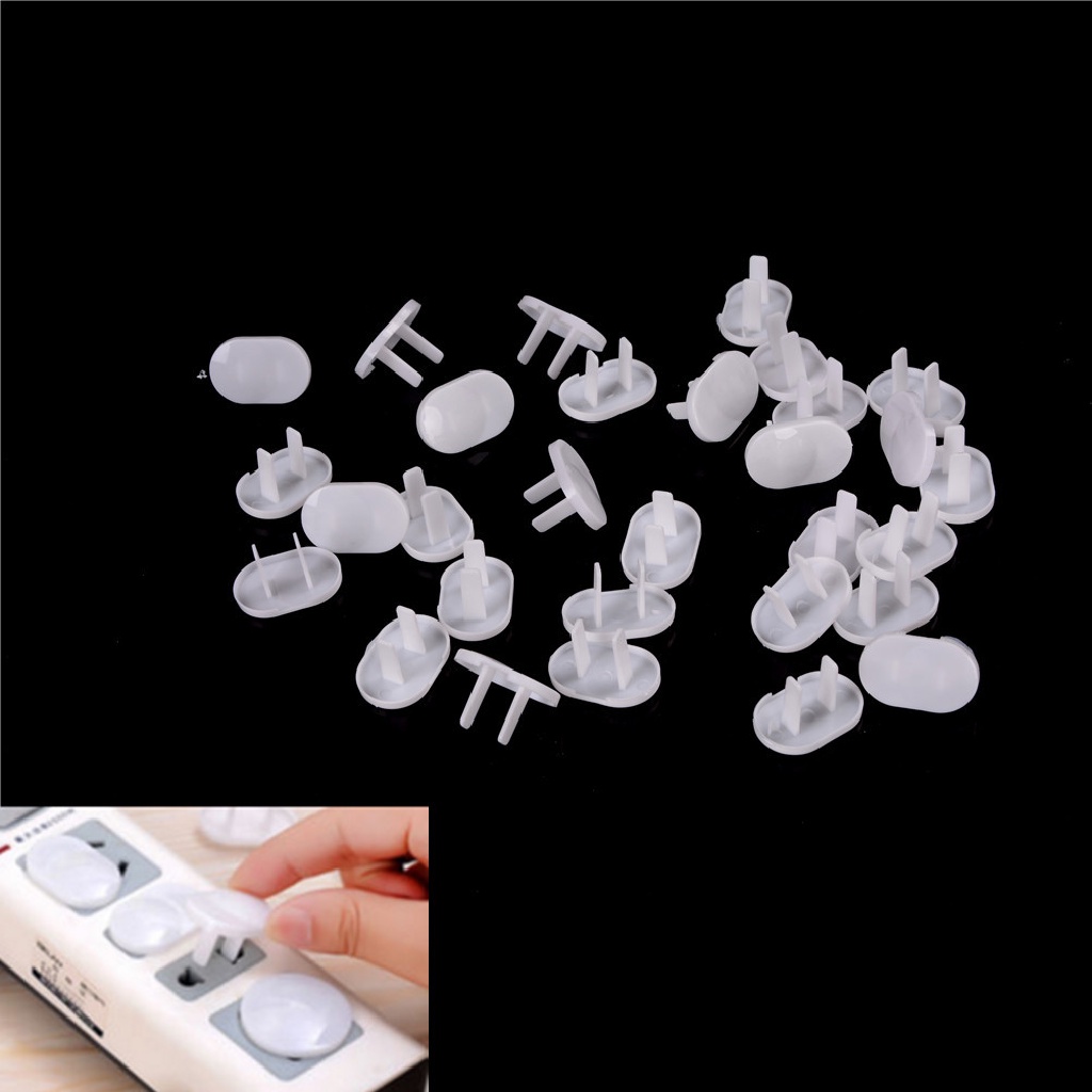 (Yescool) 30pcs Cover Pelindung Stop Kontak Power Plug Untuk Keamanan Bayi