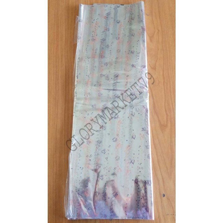 

KERTAS KACA / KADO motif kembang isi 50 lembar