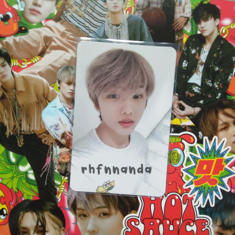Photocard Jisung Cafe Dream. pc jisung cafe dream hotsauce