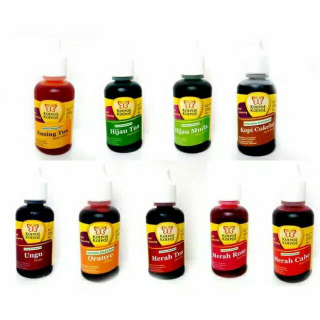 

Pewarna Makanan Kupu Kupu - 30 ml