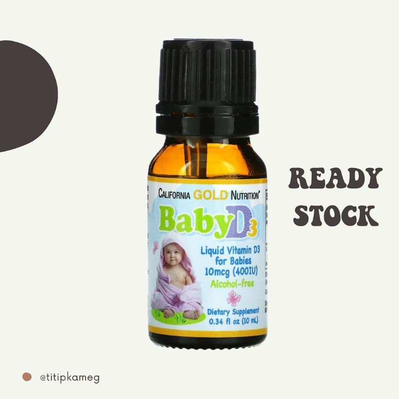 California Gold Nutrition Baby Vit D3