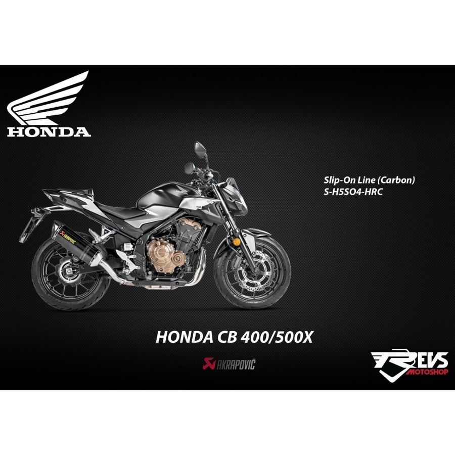 KNALPOT AKRAPOVIC HONDA CB400 / 500 (S-HSS04-HRC)